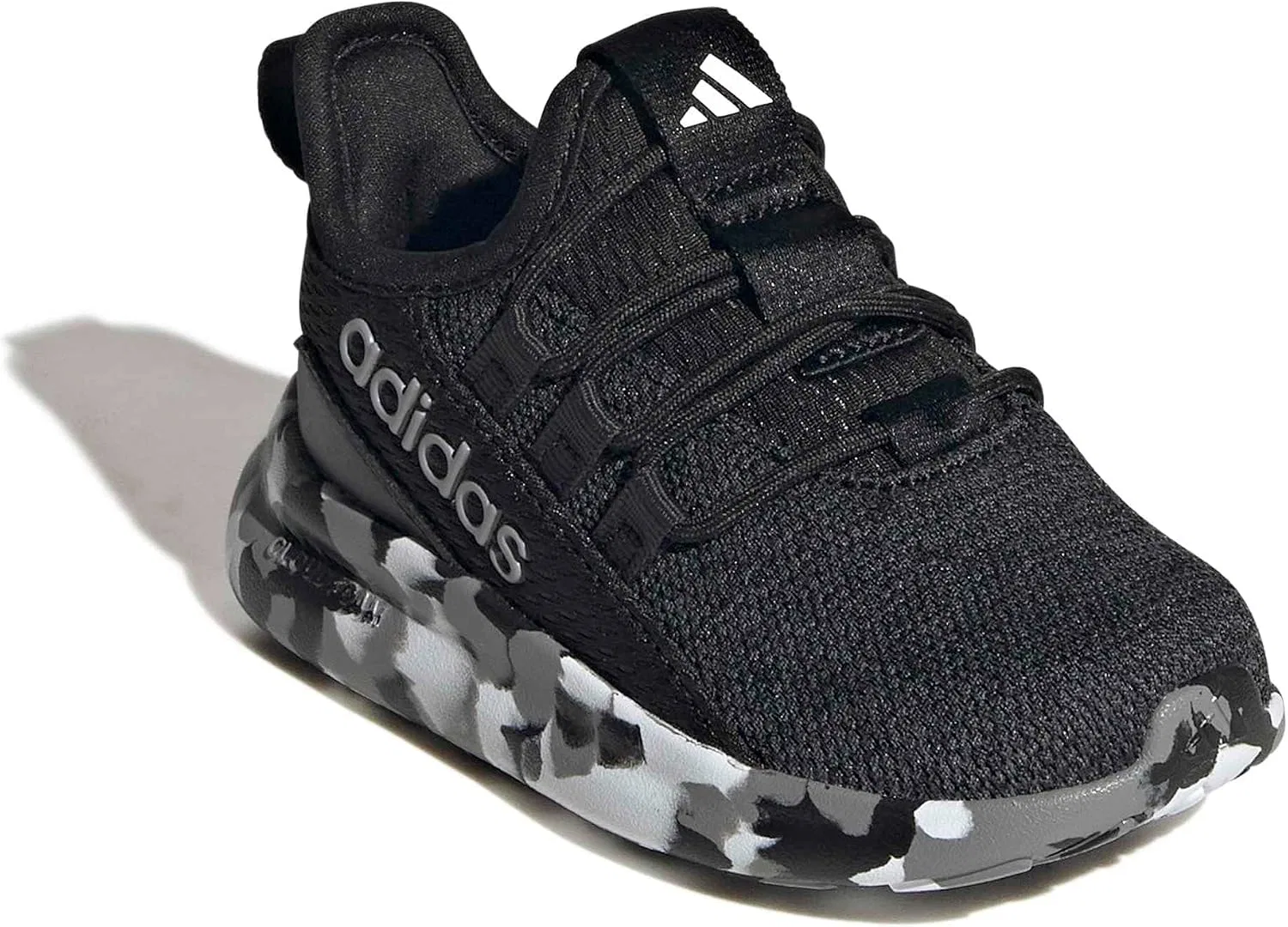 Детские кроссовки для мальчиков с шнуровкой Lite Racer Adapt 8.0, Black/Grey/Carbon — фото 4