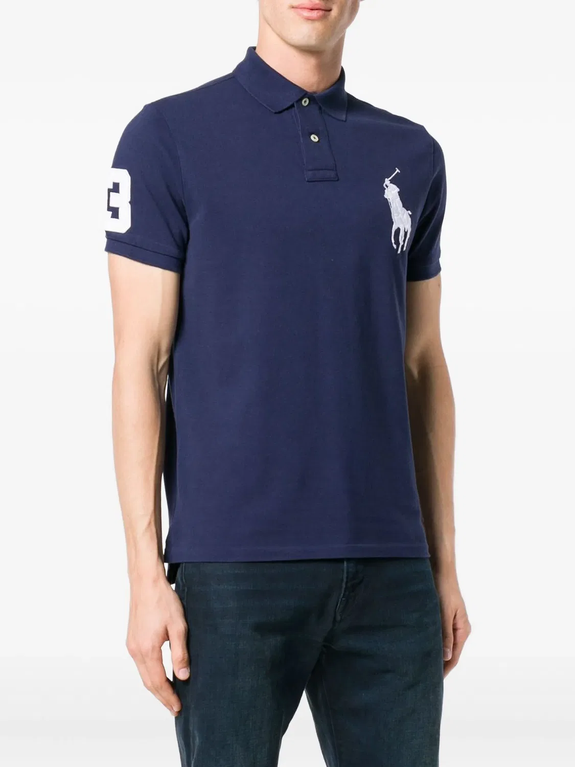 Polo Ralph Lauren Поло Ralph Lauren темно-синего цвета — фото 3