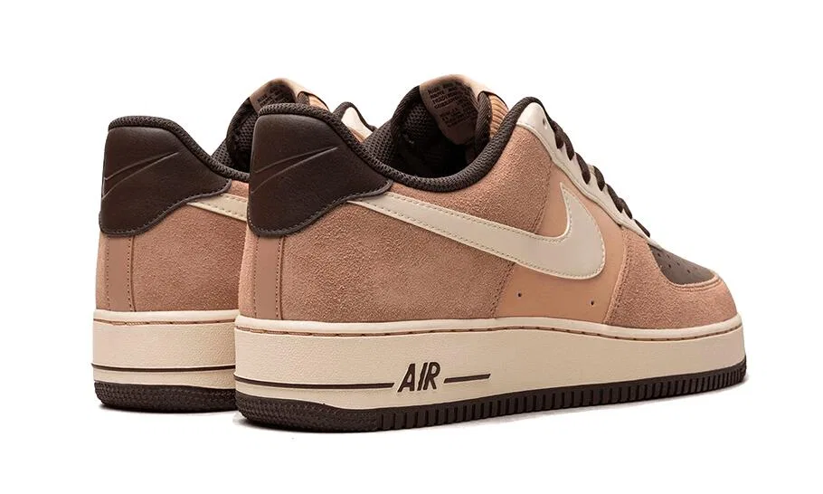 Детские кроссовки с принтом Air Force 1 Low LV8 EMB Nike, Coconut Milk Baroque Brown — фото 2