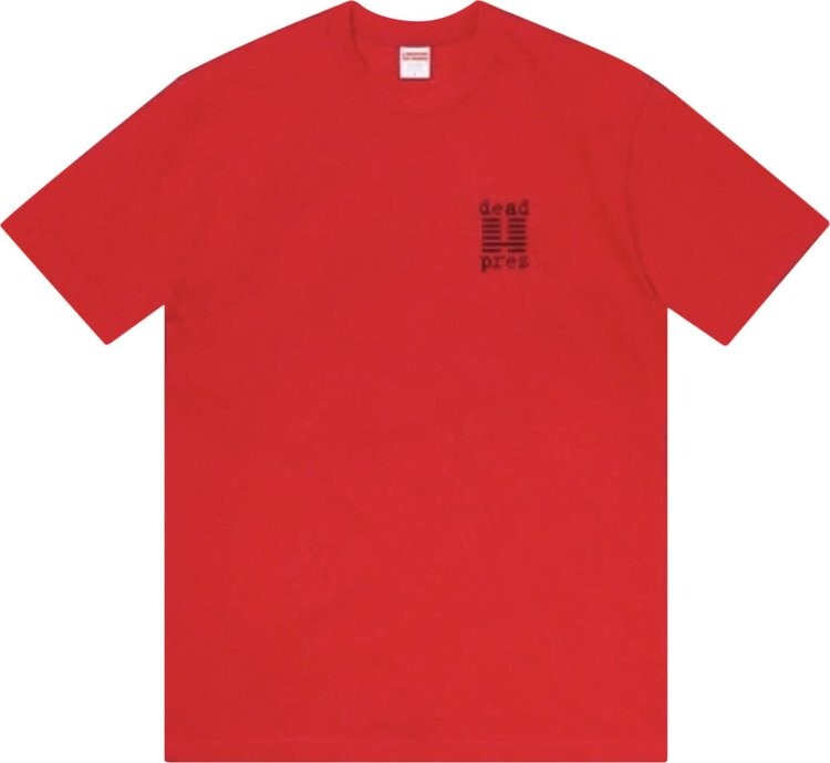 

Футболка Supreme x Dead Prez Tee 'Red', красный