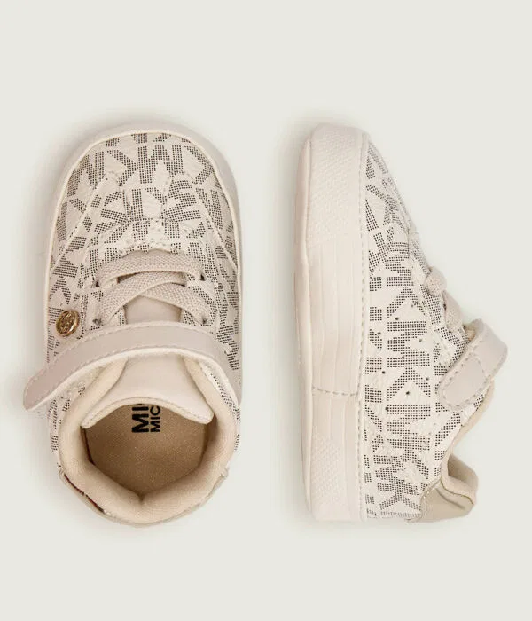 Детские туфли для первых шагов из искусственной кожи Baby Scotty Michael Kors Kids, Écru — фото 3