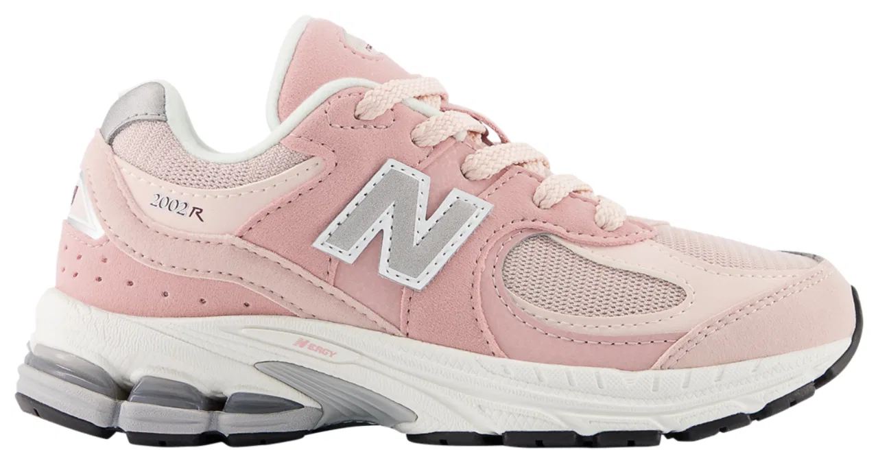 Кроссовки для девочек 2002 New Balance, серый/розовый