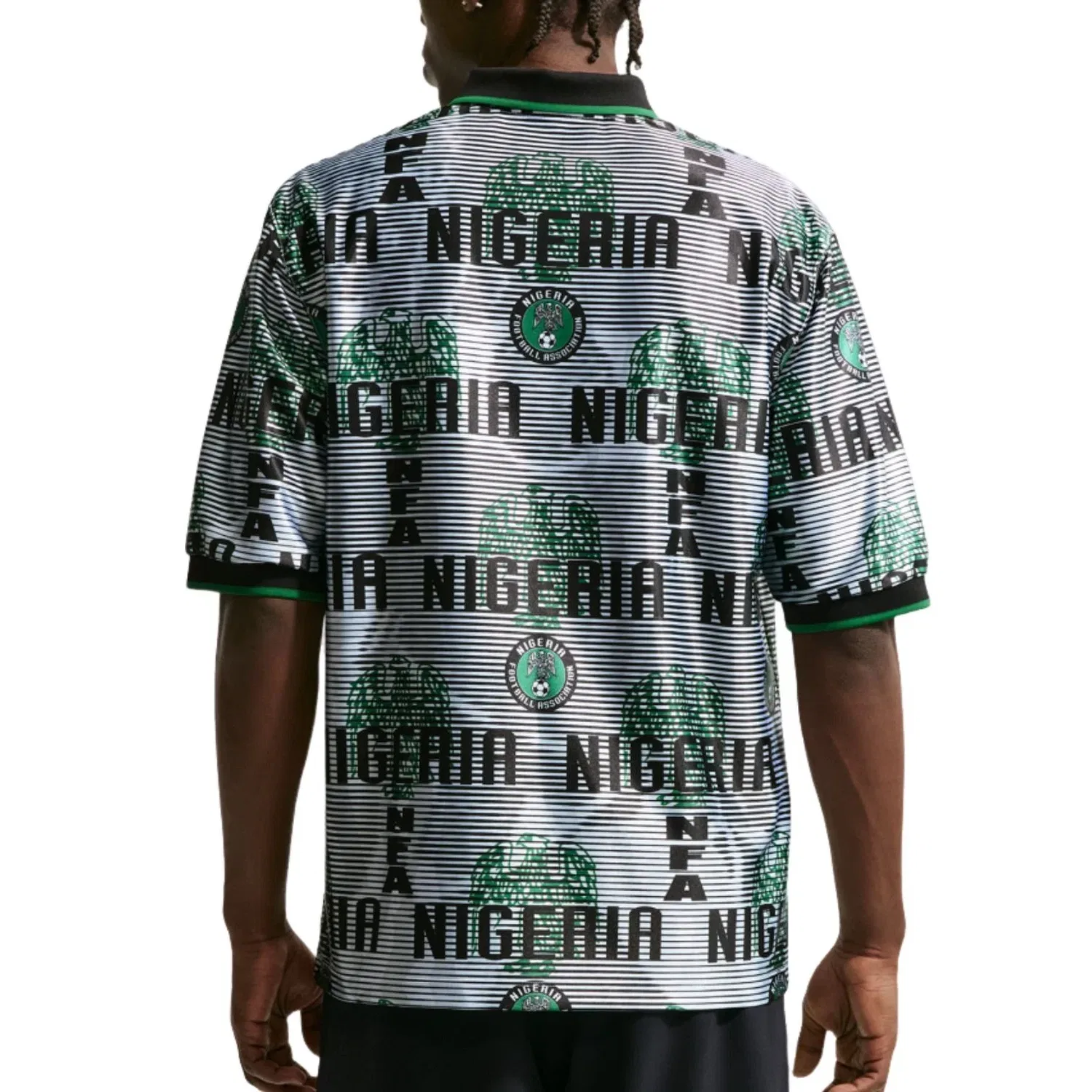 Мужская футболка с принтом Nike Nigeria Energy Dri-FIT, белый — фото 2