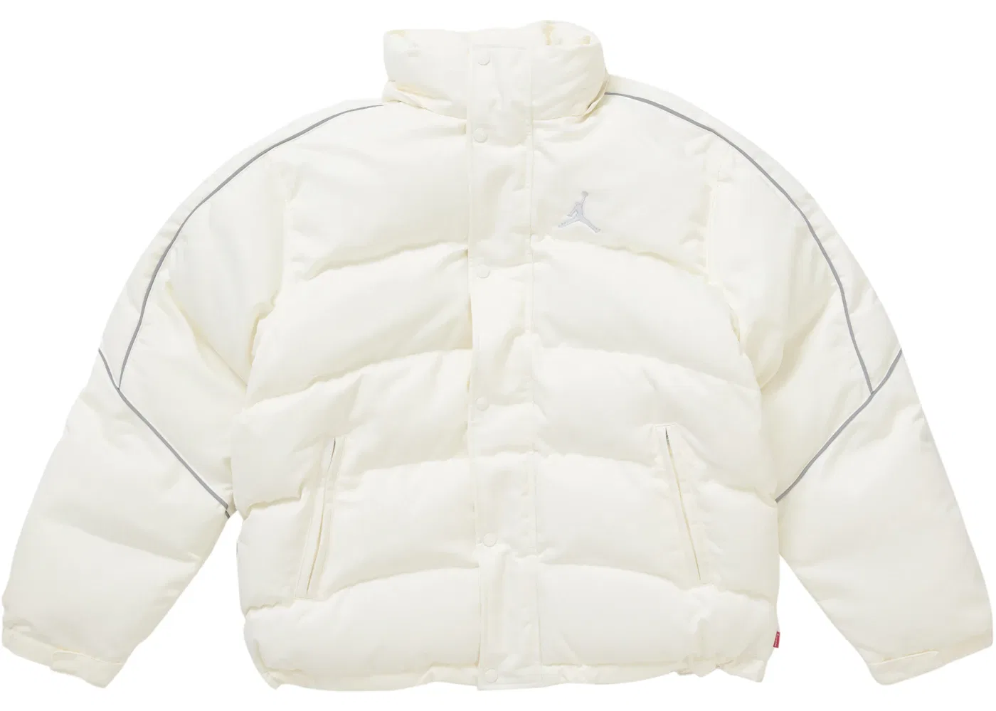 Мужская куртка-пуховик Supreme Jordan Puffer Jacket, White — фото 2