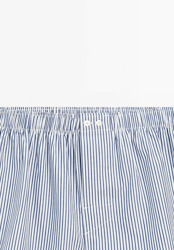 Боксеры из хлопка Boxer shorts Massimo Dutti, mottled dark blue, темно-синий — фото 3