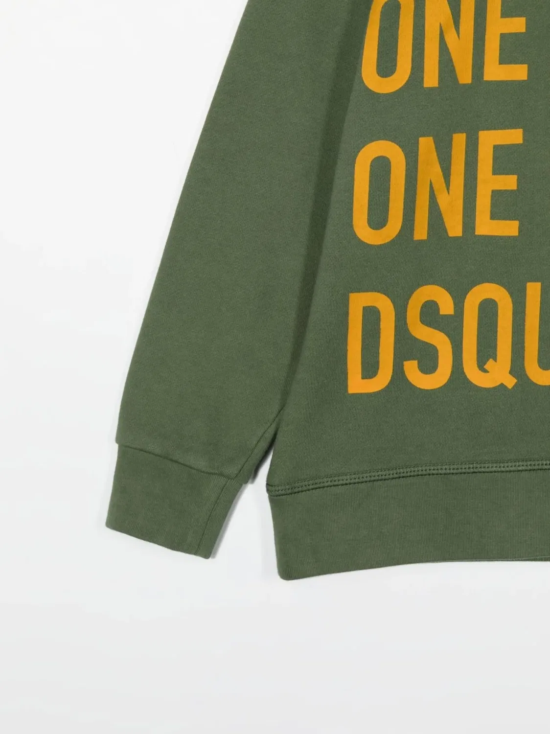 Свитшот One Life One Planet DSQUARED2, зеленый — фото 3