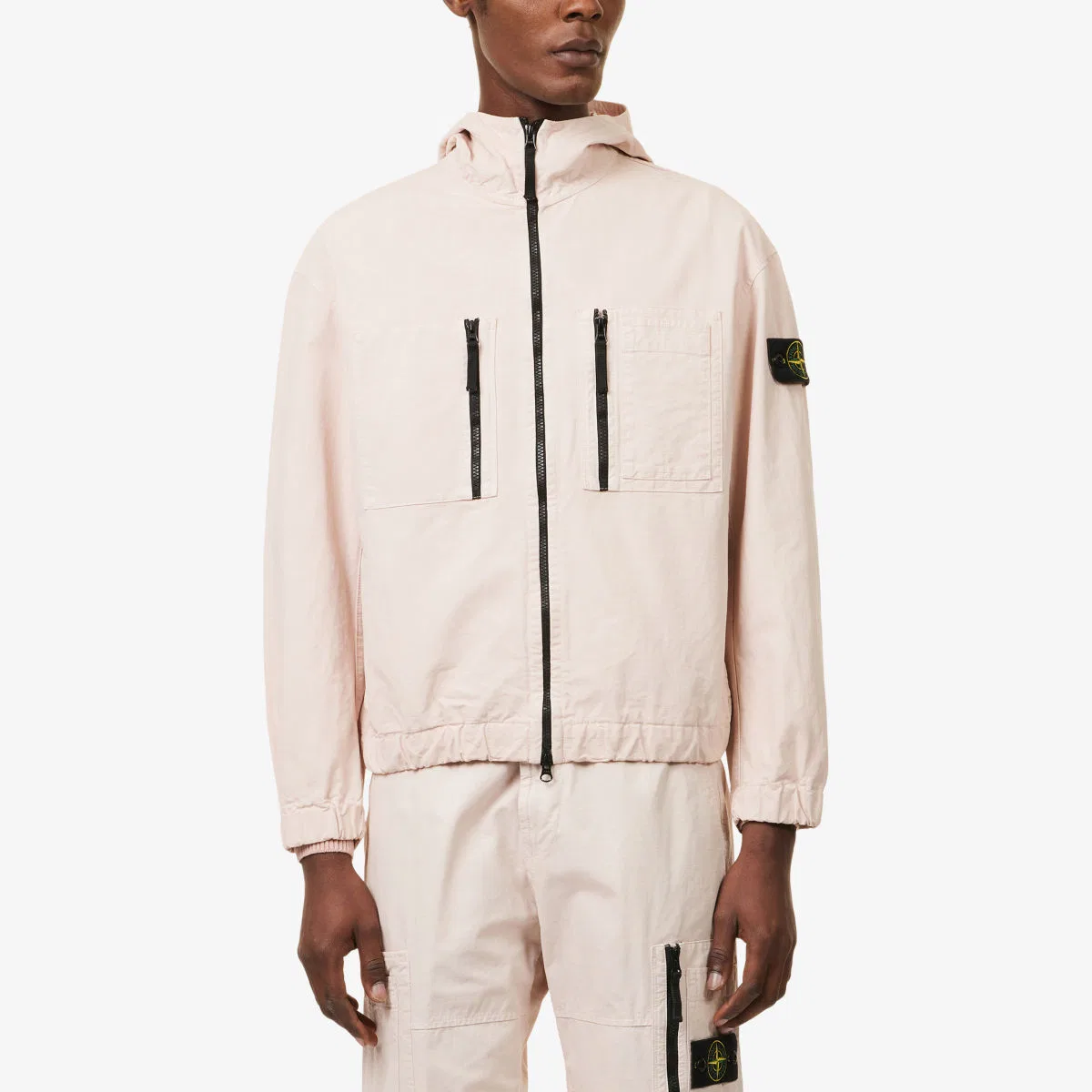 Куртка из хлопка рипстоп с капюшоном и застежкой-молнией Stone Island — фото 3