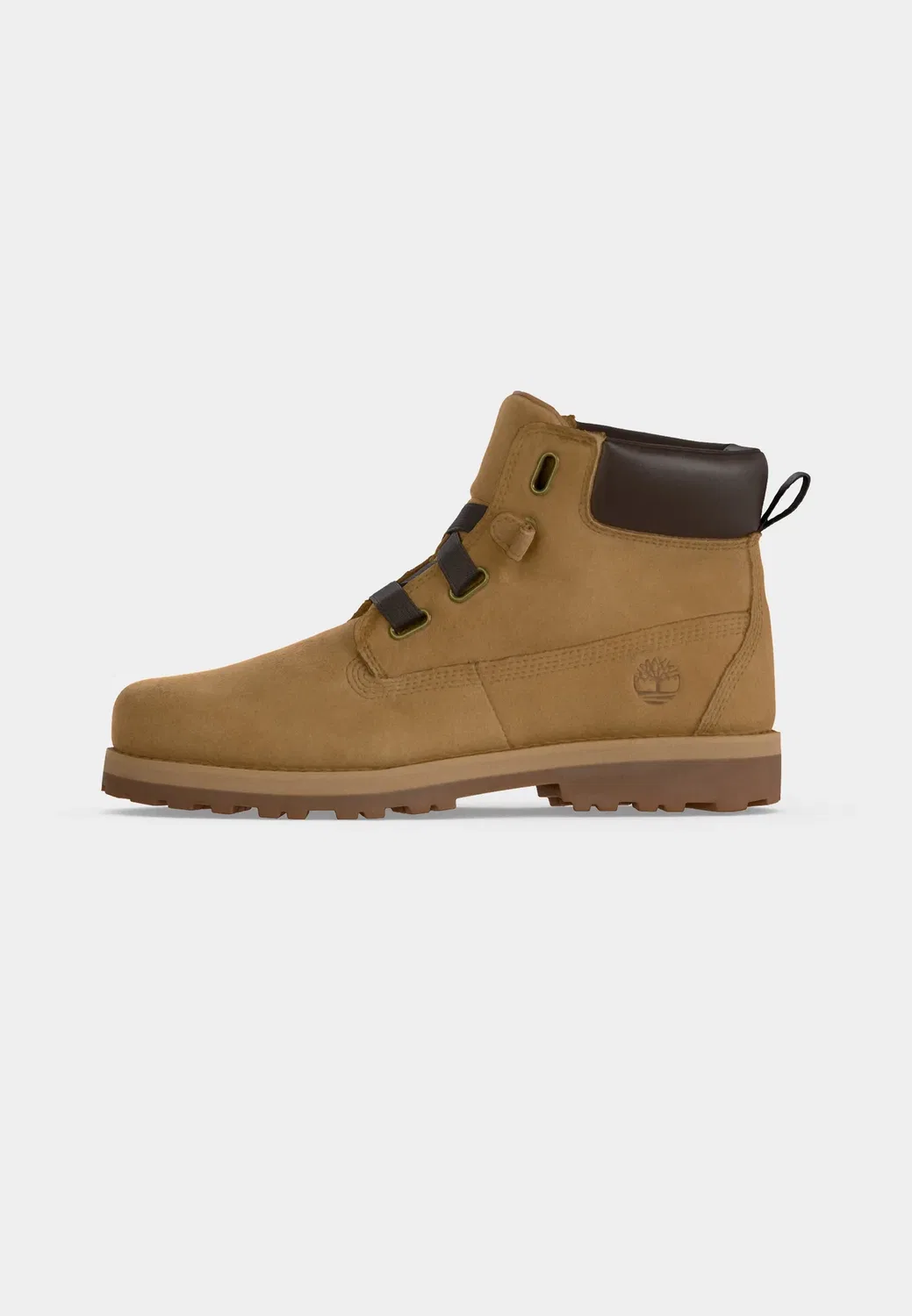 Ботинки Courma kid mid pull on boot унисекс на шнуровке до щиколотки Timberland, Light Brown — фото 2