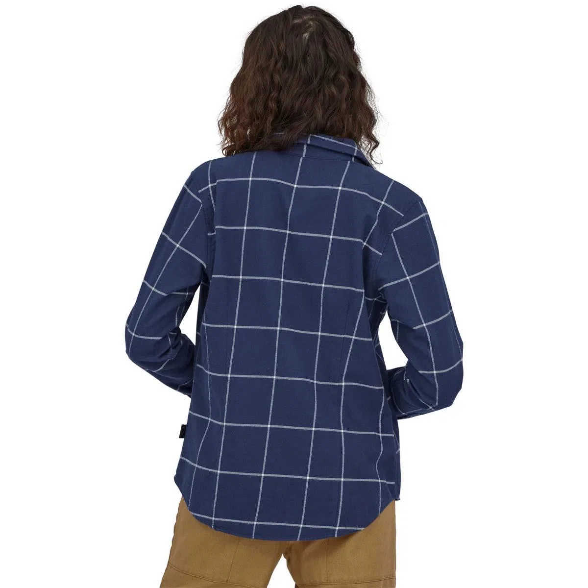 Фланелевая рубашка с длинным рукавом из органического хлопка Fjord Flannel Patagonia, Woodland New Navy — фото 2
