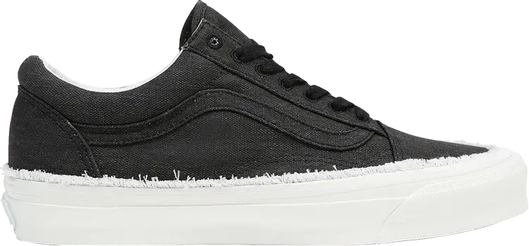 

Кеды Vans OG Old Skool LX Raw Edge - Black, черный