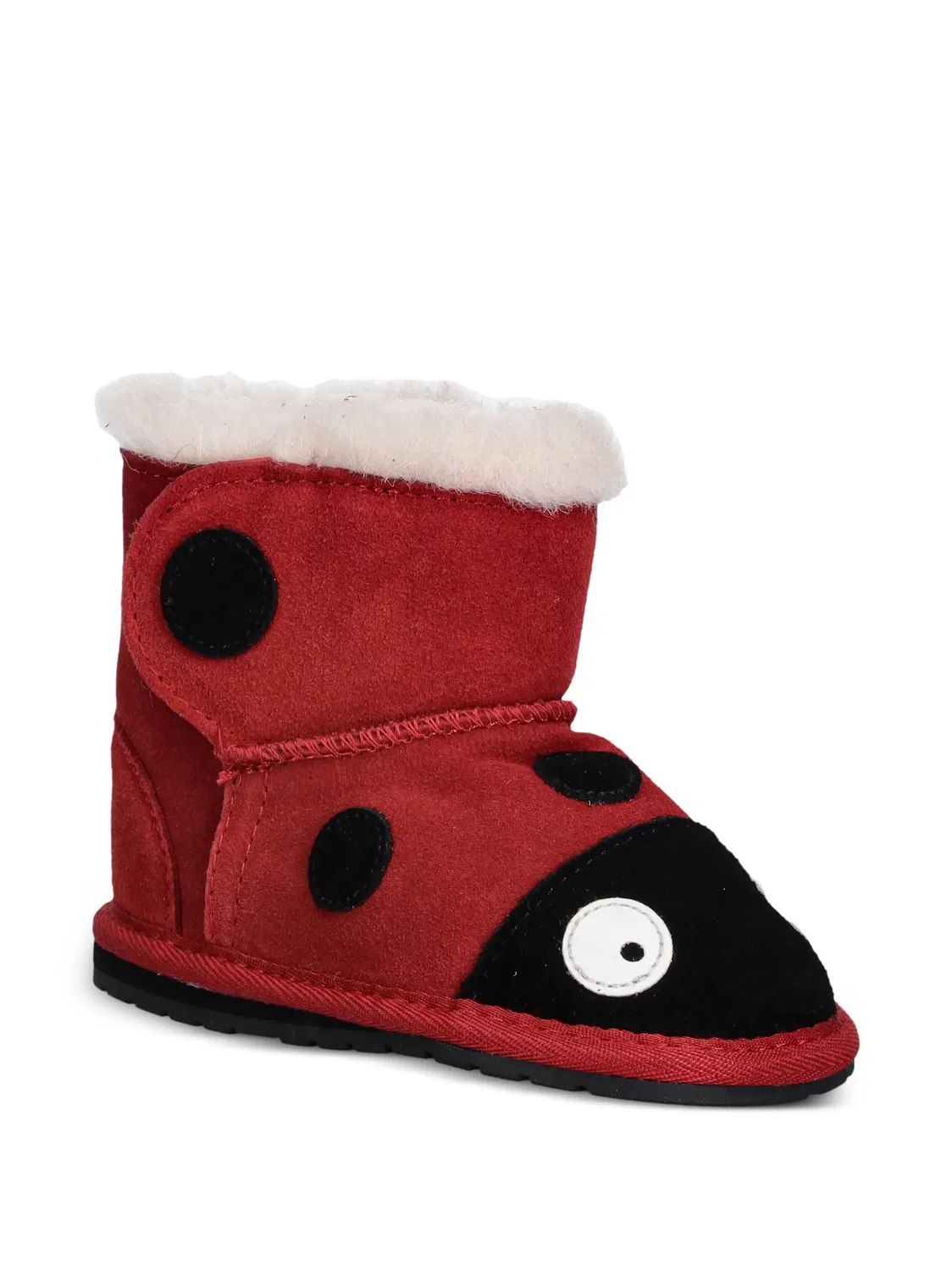 Сапоги Ladybird из красной замши EMU Australia, красный