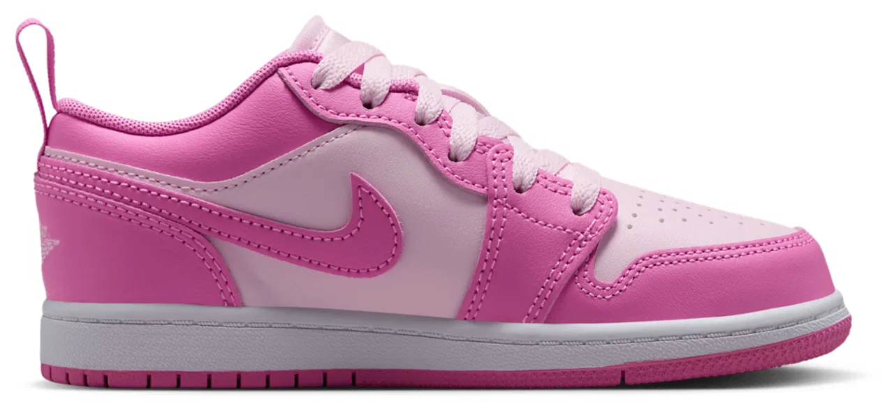 Детские кроссовки Retro 1 Low Jordan, розовый/белый