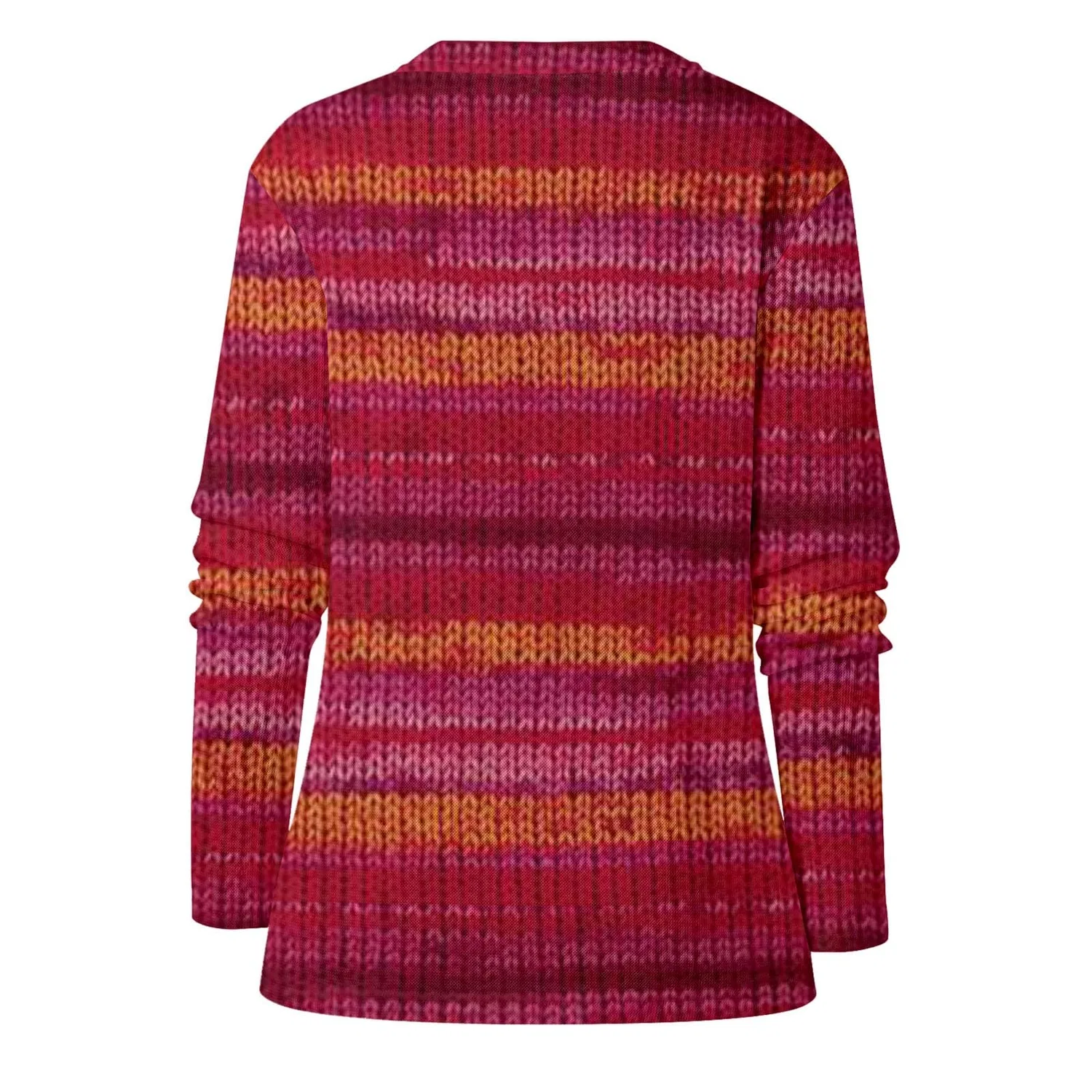 Женский свитшот с принтом Mountain Crew Neck бренд, S-red — фото 3