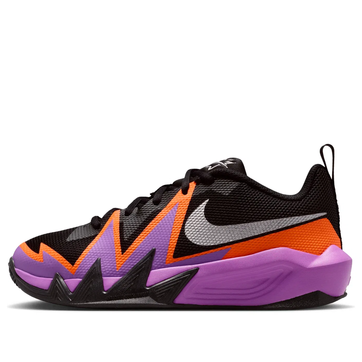 Детские кроссовки с текстильным верхом ST Dynamite 'Black Bright Violet Total Orange' Nike, Black/Bright Violet/Total Orange
