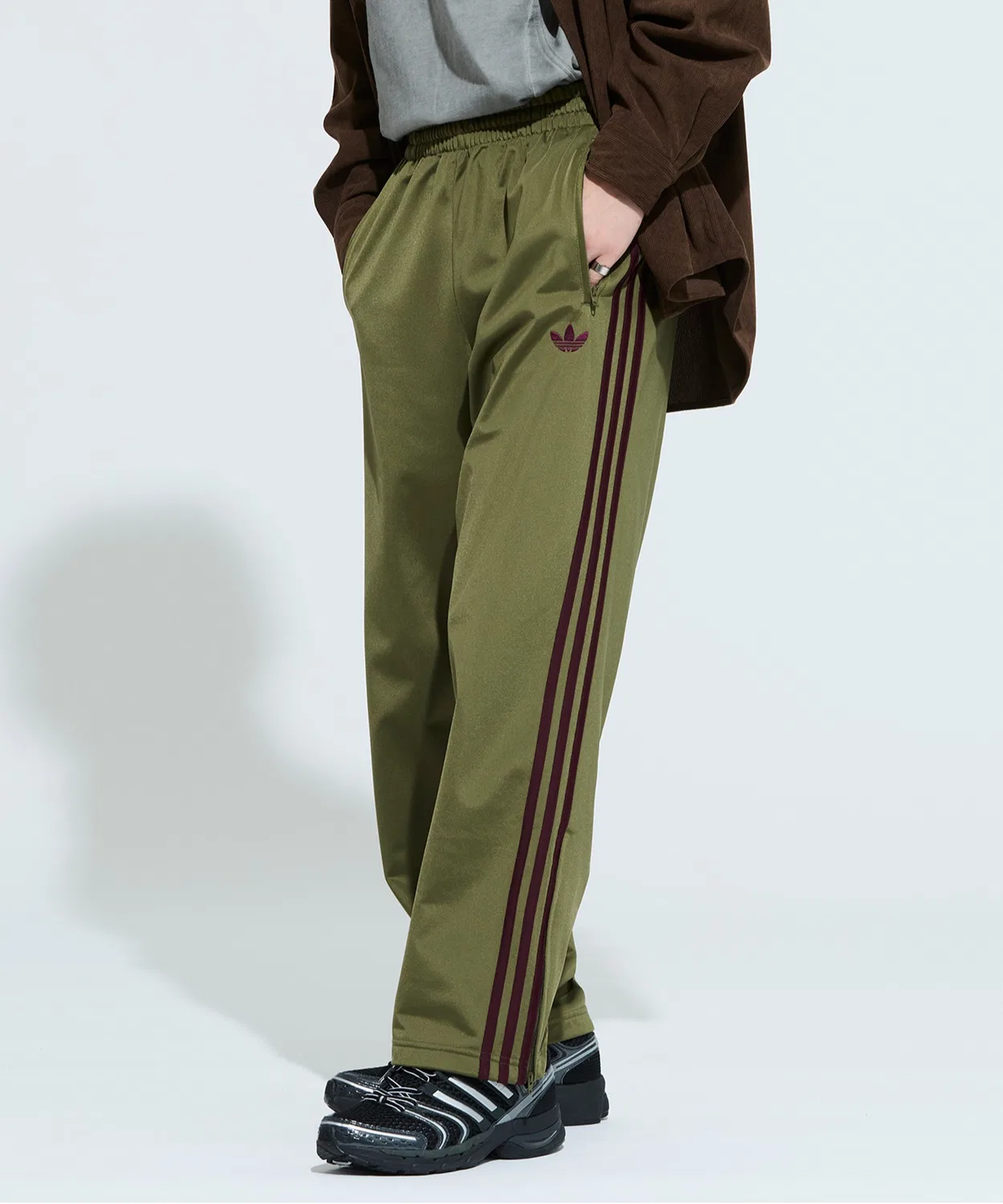 Мужские спортивные брюки с регулируемым поясом Firebird Track Pants Adidas, Хаки