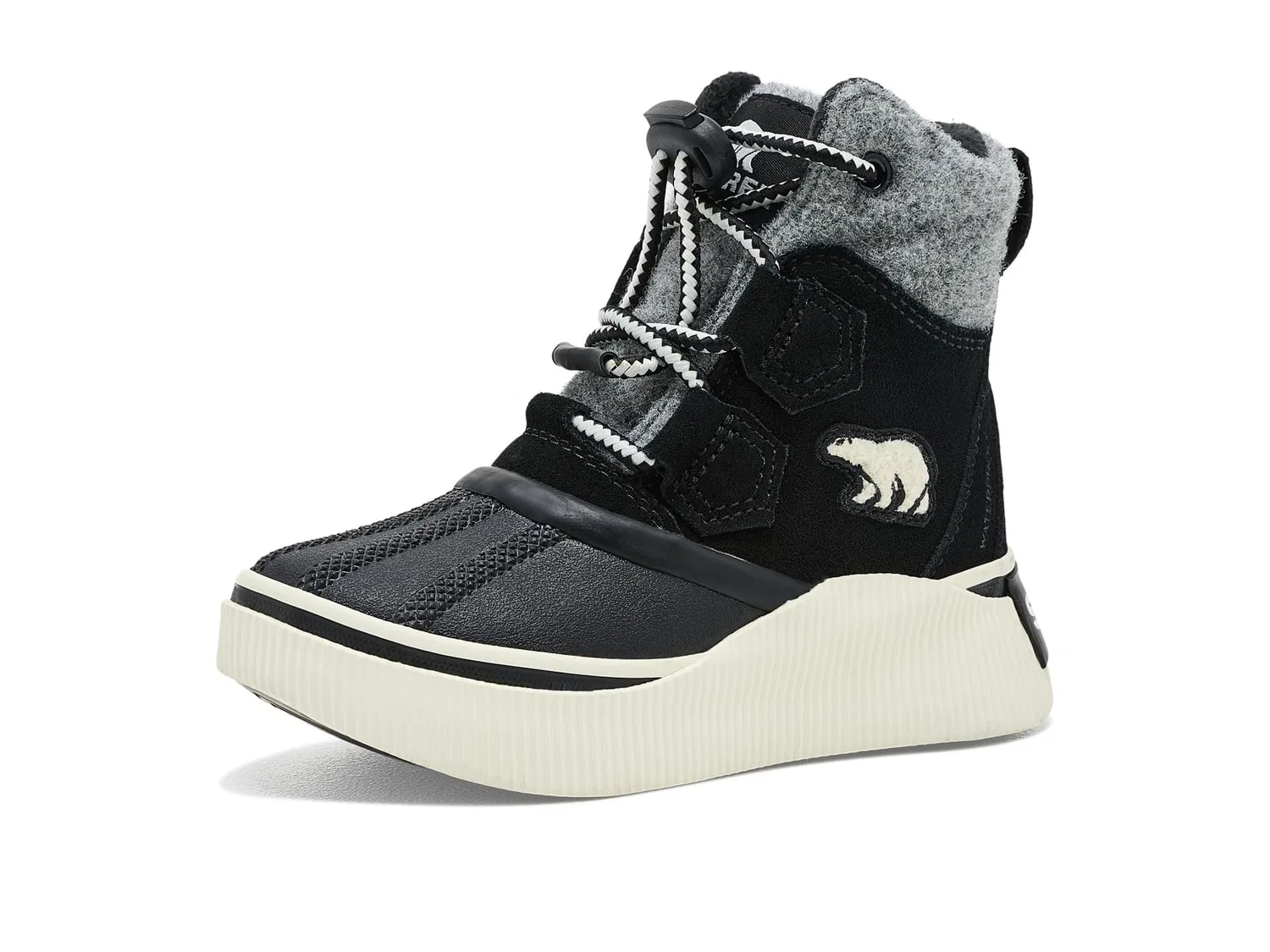 Водонепроницаемые ботинки Out N About IV Chillz Waterproof (для маленьких детей) Sorel Kids, Black/Chalk