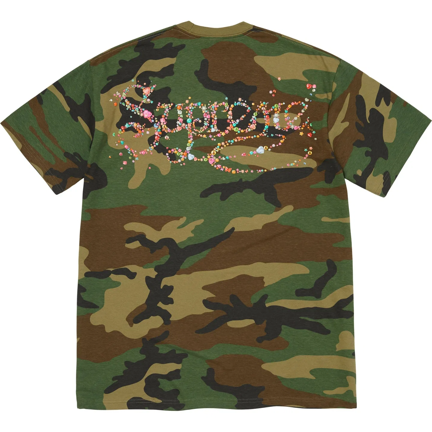 Футболка с прямым кроем и круглым вырезом Woodland Camo Supreme, Woodland Camouflage