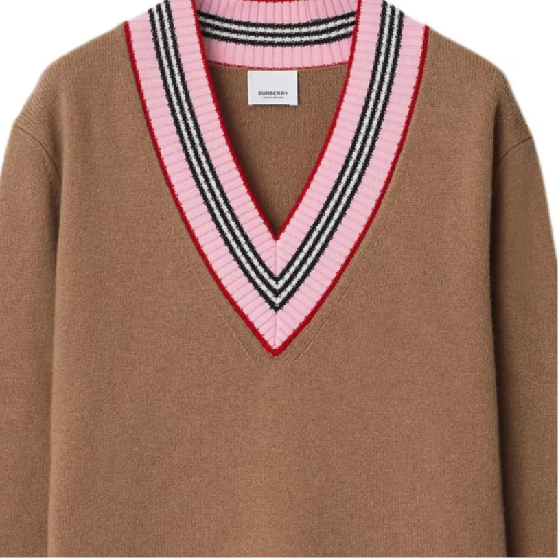 Женский кашемировый свитер Burberry, Camel — фото 3