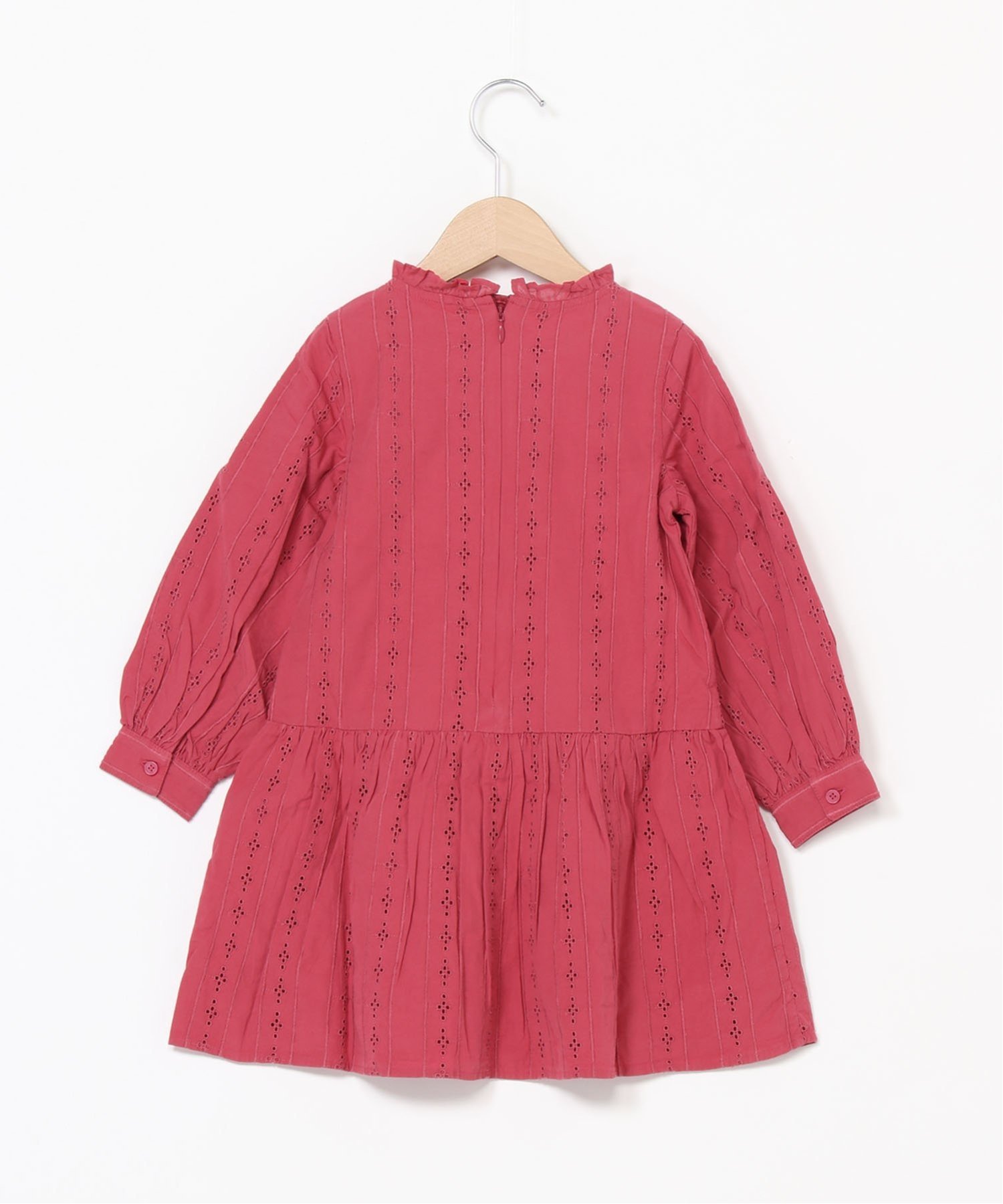 Платье с вышивкой Tommy Hilfiger Hilfiger с длинными рукавами Tommy Hilfiger, pink — фото 2