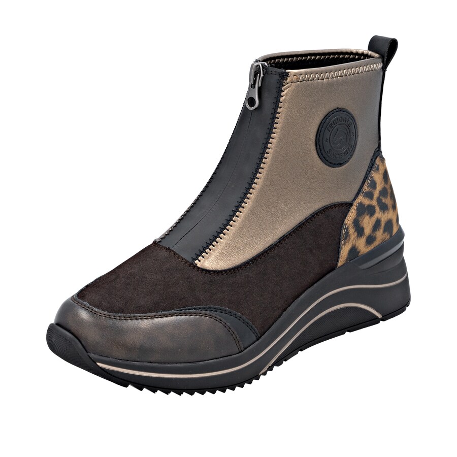 Ботильоны REMONTE, Umbra/Dark brown/Black