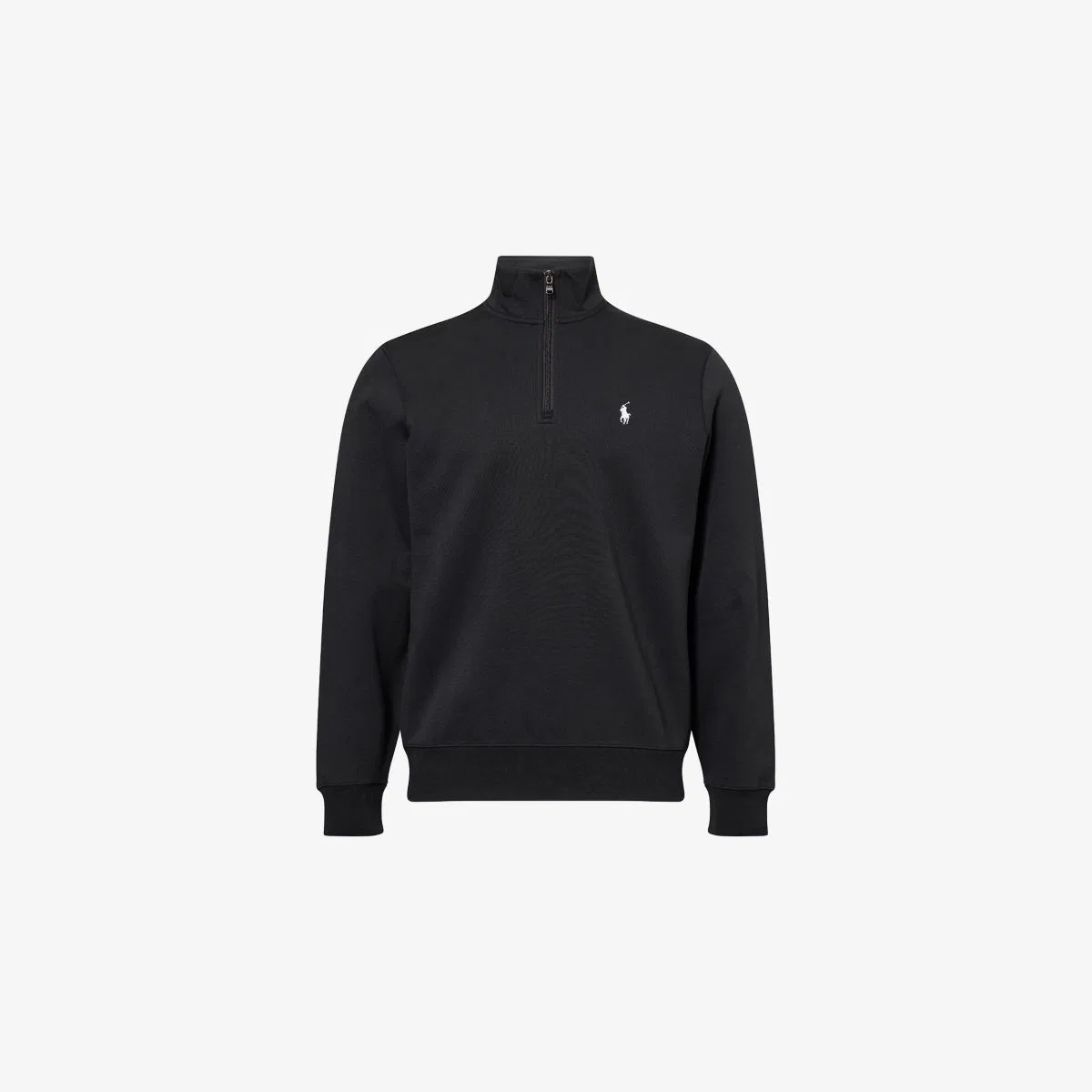 Толстовка из хлопкового трикотажа с вышитым логотипом и длинными рукавами Polo Ralph Lauren, черный