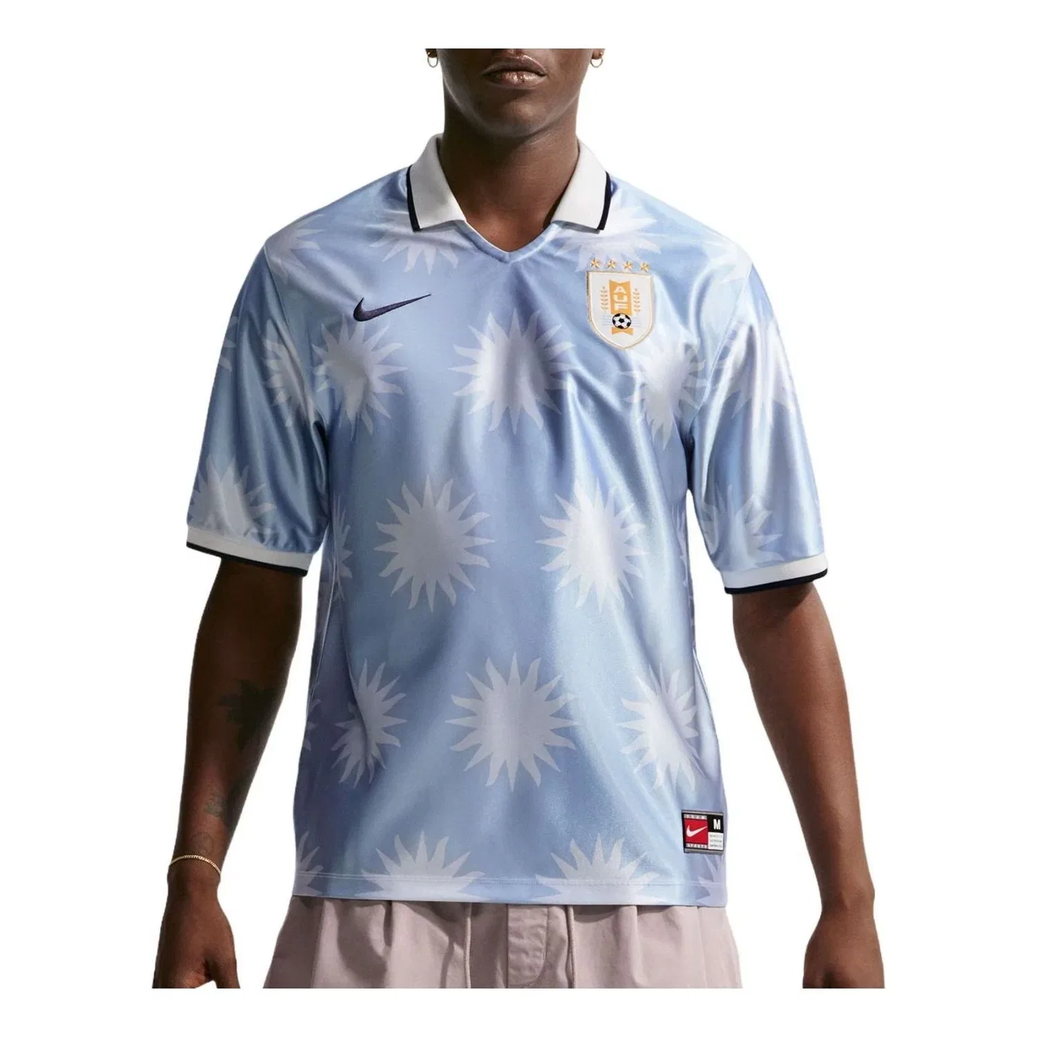 Мужская футболка с принтом Nike Uruguay Energy Dri-FIT модель Royal Tint Obsidian, синий