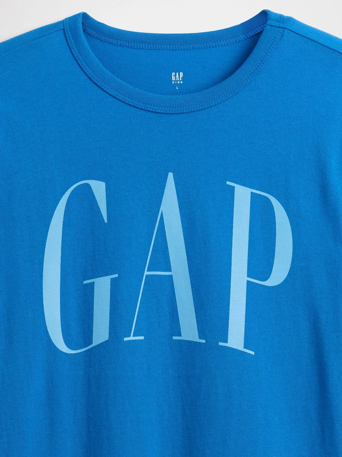 Футболка Gap Blue Logo, синий — фото 3
