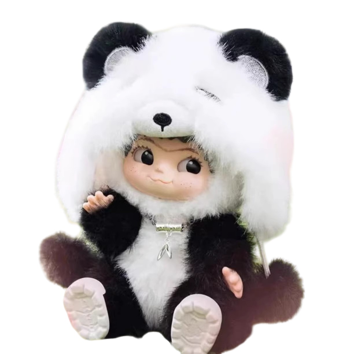 

Коллекционная фигурка Wakuku Letsvan Fuzzy Collection Figure Mystery Boxes 9 см, Panda Chubby Chubby