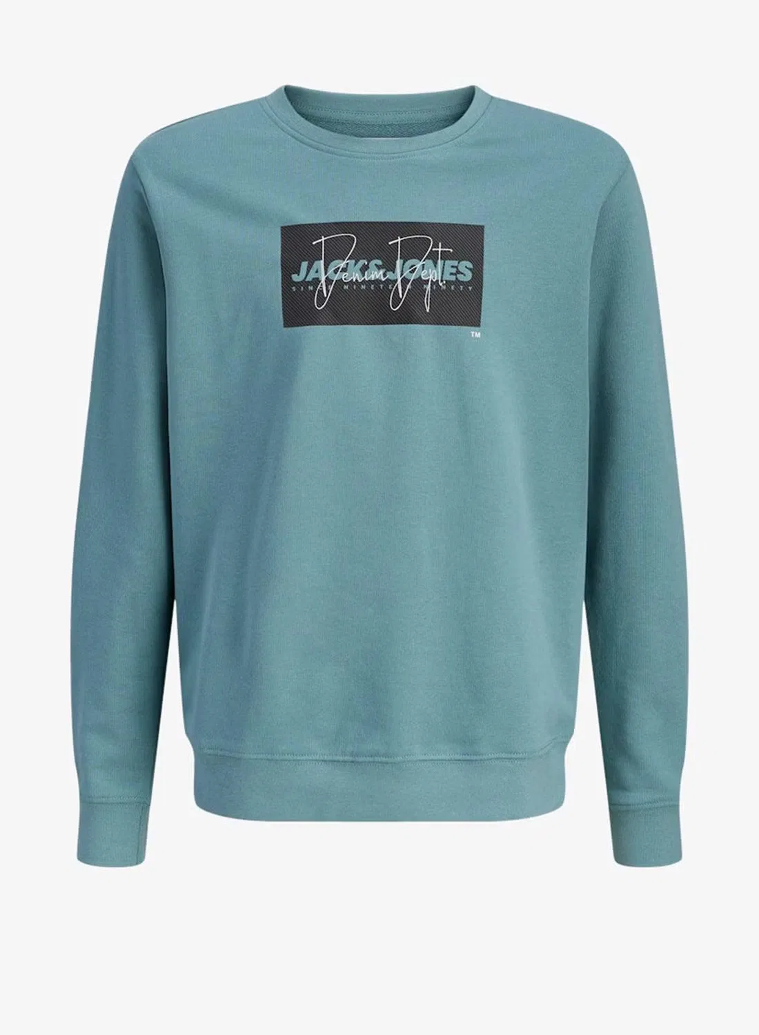 Футболка с принтом JJCOLE Jack & Jones Junior, синий — фото 2