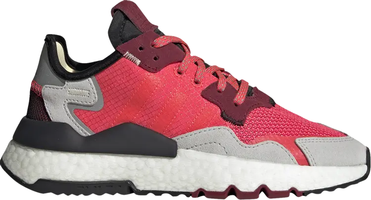 

Кроссовки Adidas Nite Jogger J 'Shock Red', красный