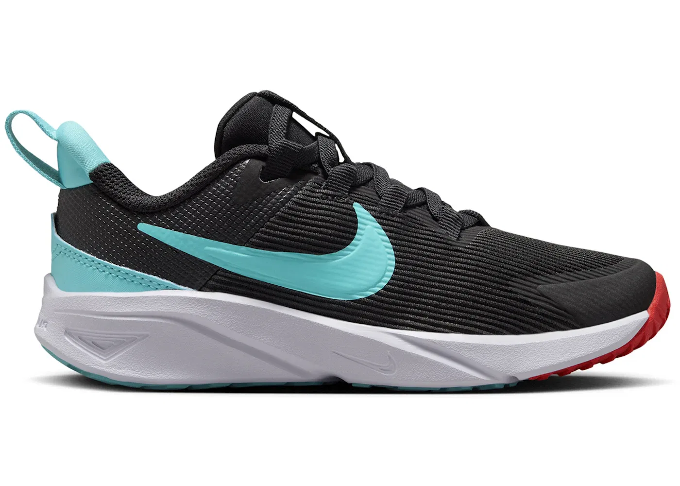 Детские кроссовки беговые Nike Star Runner 4 Nike, Black/Bright Crimson/White/Dusty Cactus