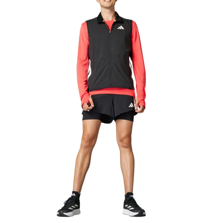 Мужской жилет для бега Adizero Adidas, Black