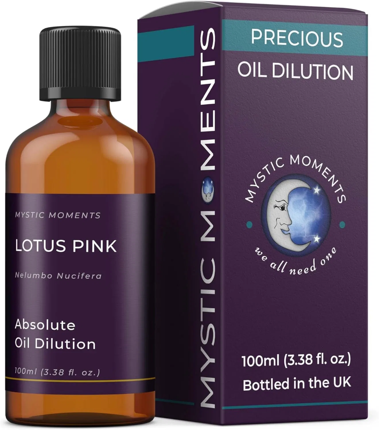 Масло Lotus Pink Absolute Oil Dilution, Mystic Moments, 100 мл