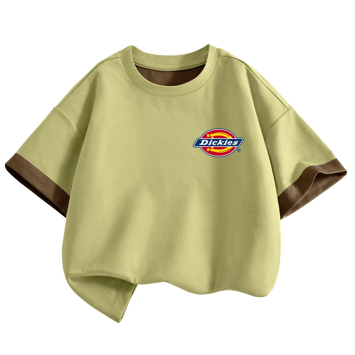 Детская футболка с круглым вырезом S Logo Pink Dickies — фото 3