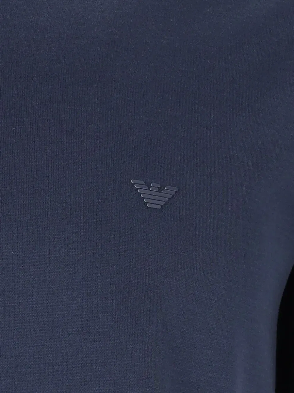 Футболка из джерси из смеси лиоцелла, незаменимая в путешествиях Emporio Armani, синий — фото 3