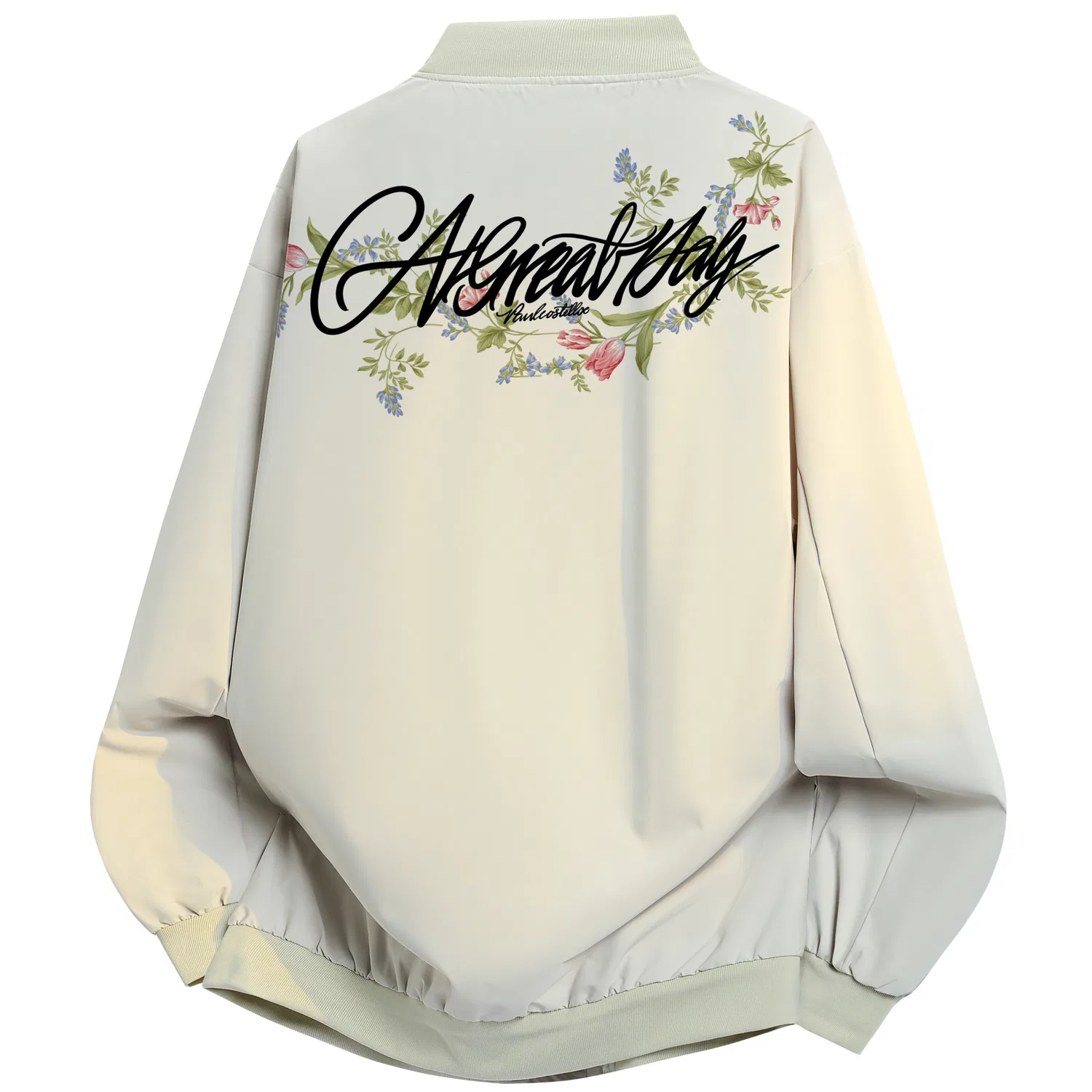 Детская бейсбольная куртка с воротником Light Khaki Paul Costelloe