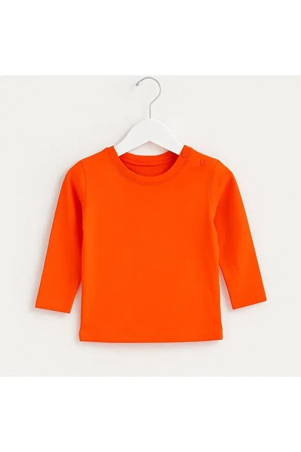 Детская футболка с длинным рукавом Babytex, Orange