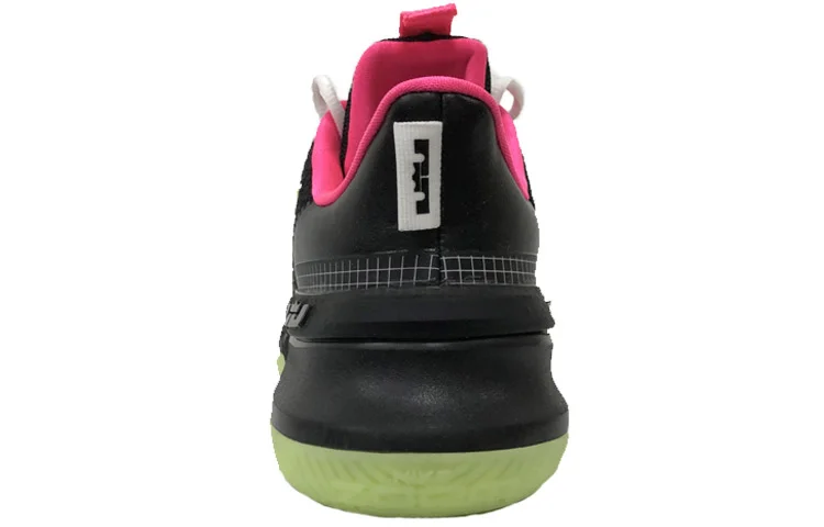 Кроссовки Nike LeBron Ambassador 13, черный/светло-зеленый — фото 3