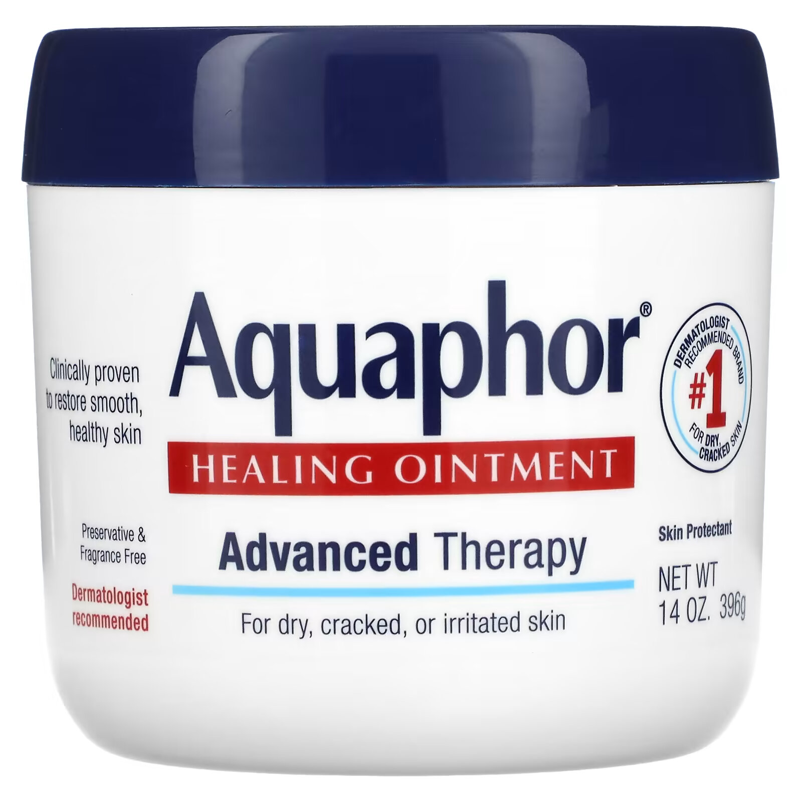 Aquaphor, целебная мазь, защитное средство для кожи, 396 г (14 унций) - фото