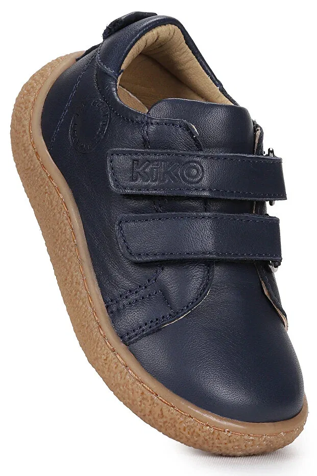 Детские кеды для мальчиков на липучке Kiko Kids, Navy Blue