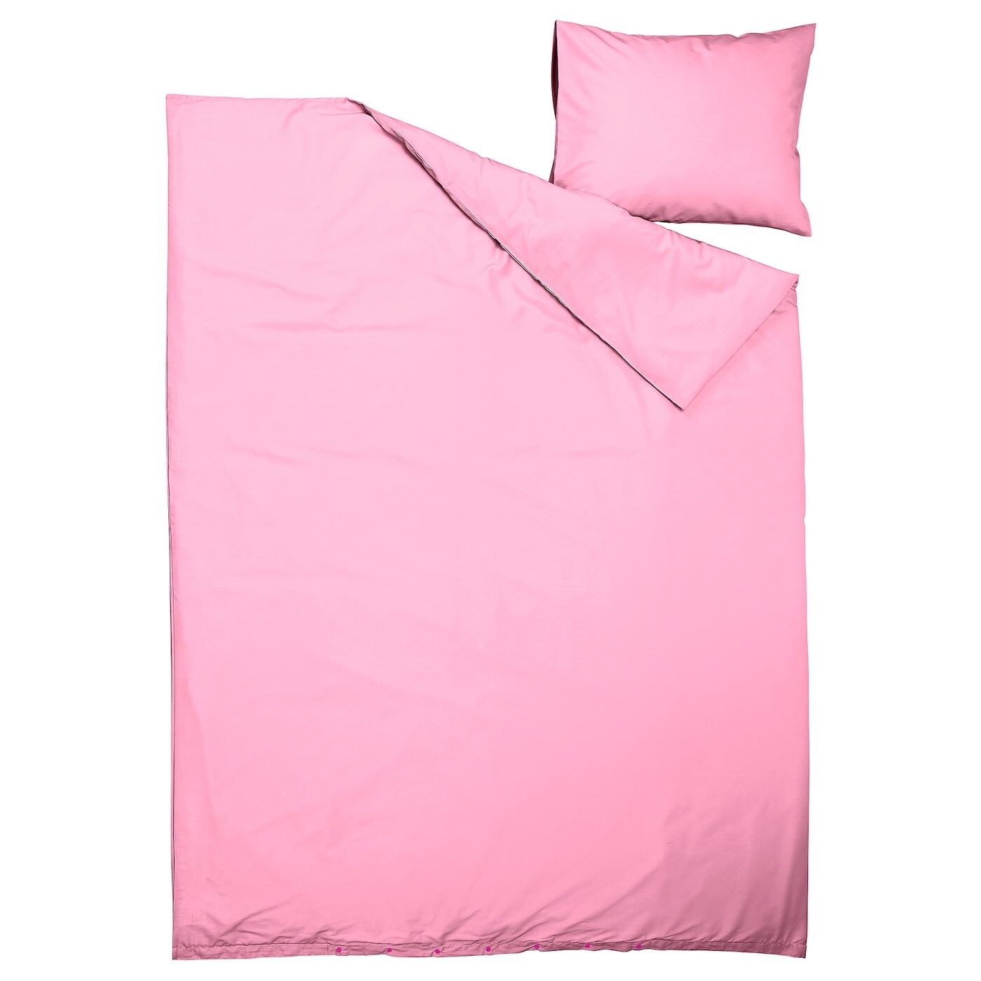 Комплект постельного белья Ikea Piltandvinge, 2 предмета, 150х200/50x60 см, светло-розовый — фото 2