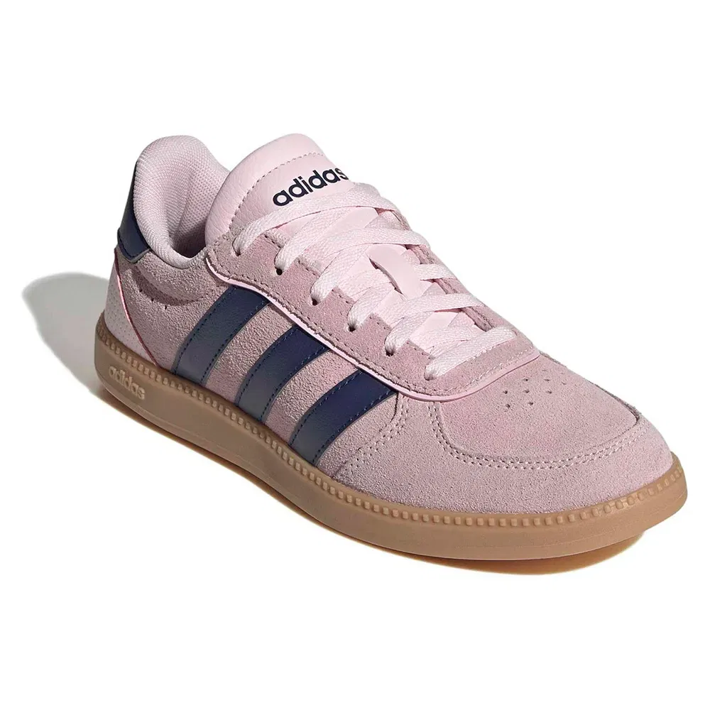 Детские кроссовки для девочек с низким силуэтом Breaknet Sleek Adidas, Pink — фото 2