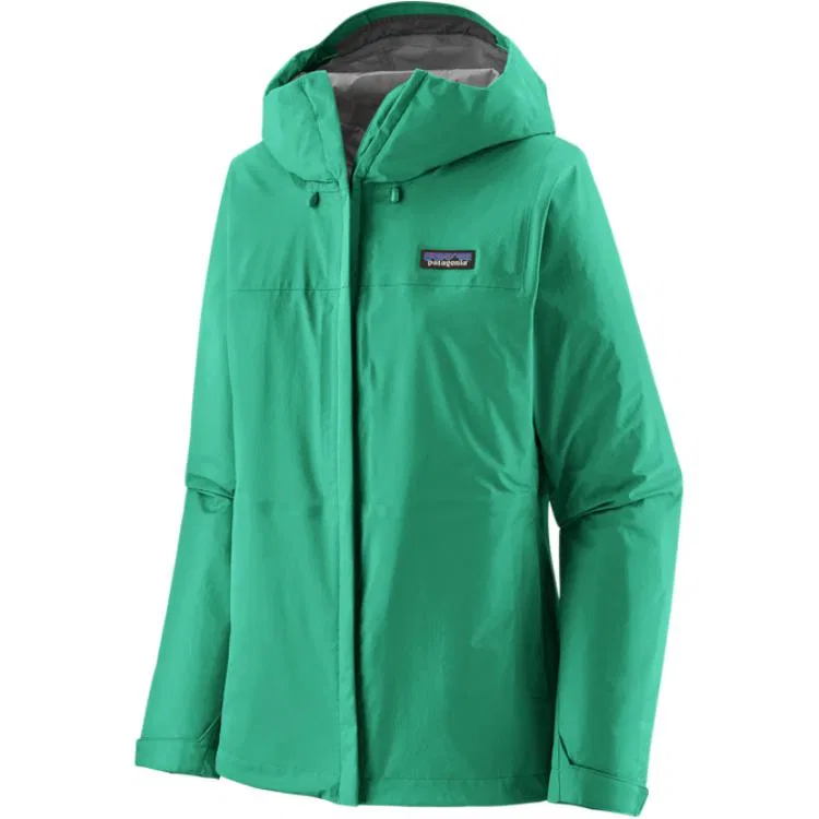 Женский ветровка водонепроницаемая и ветрозащитная Patagonia Torrentshell, Aqua Stone Blue/AQST