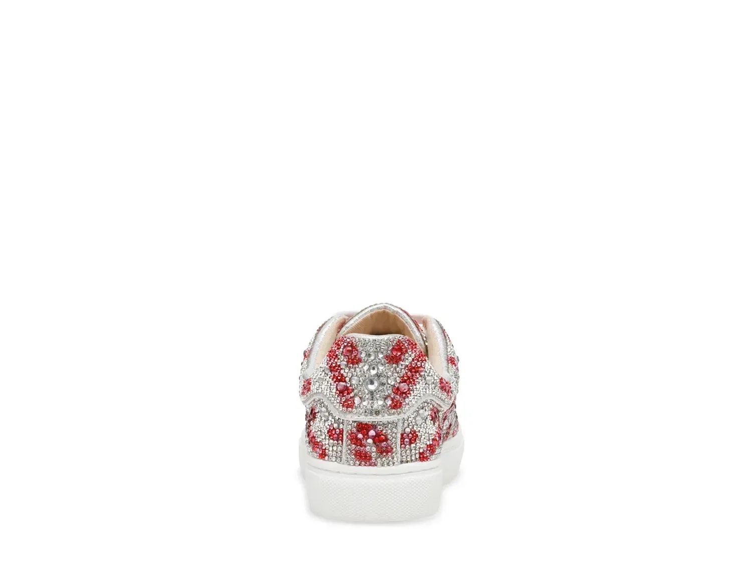 Кроссовки на платформе Sidny с блестками, Betsey Johnson, серебристо-розовый — фото 3