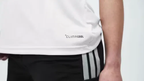 Женская гоночная футболка-джерси с вышитым логотипом Mercedes - AMG Petronas Formula 1 Team Driver Jersey Adidas Performance, белый — фото 2