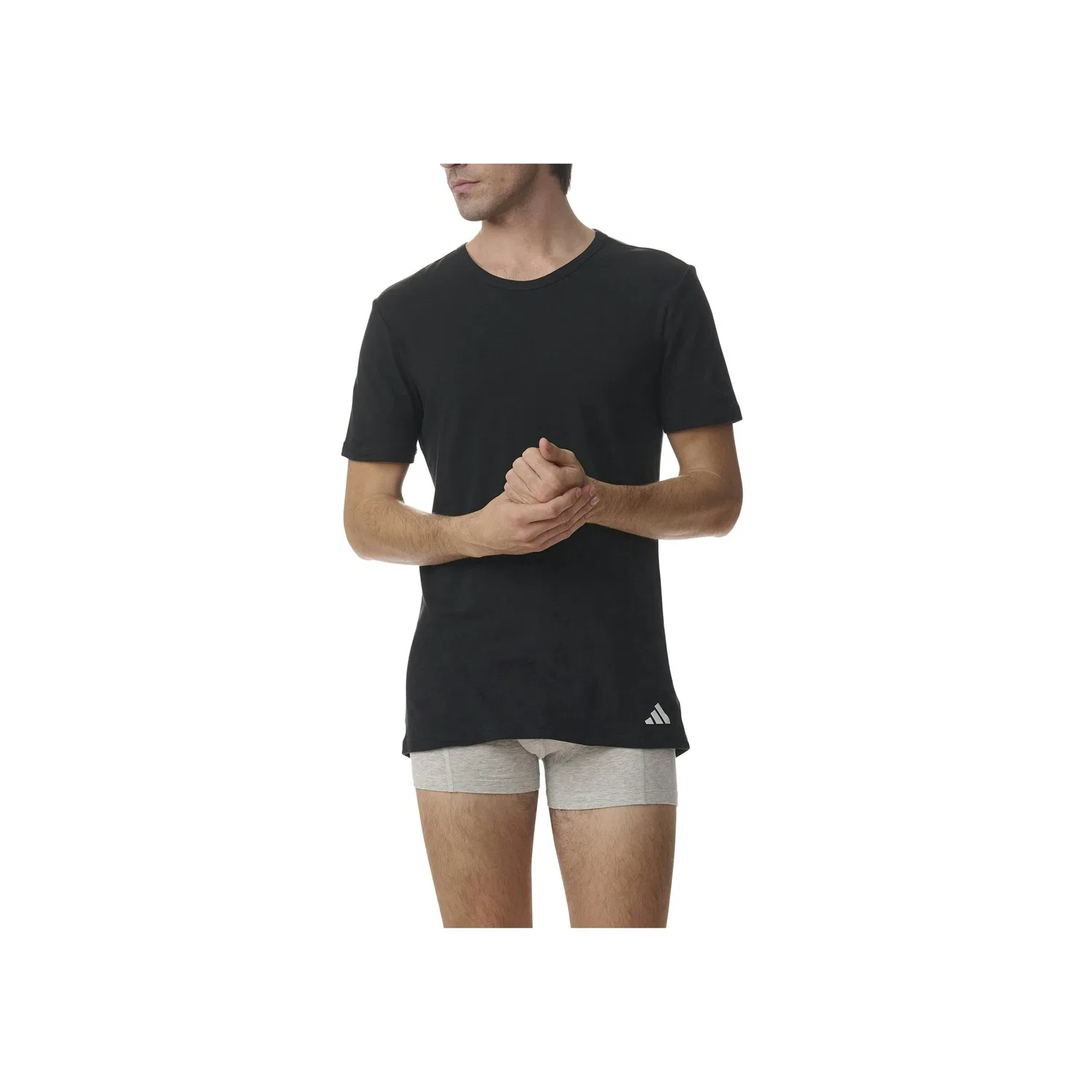 Мужская футболка с круглым вырезом 2-pack Adidas Originals, Black — фото 2