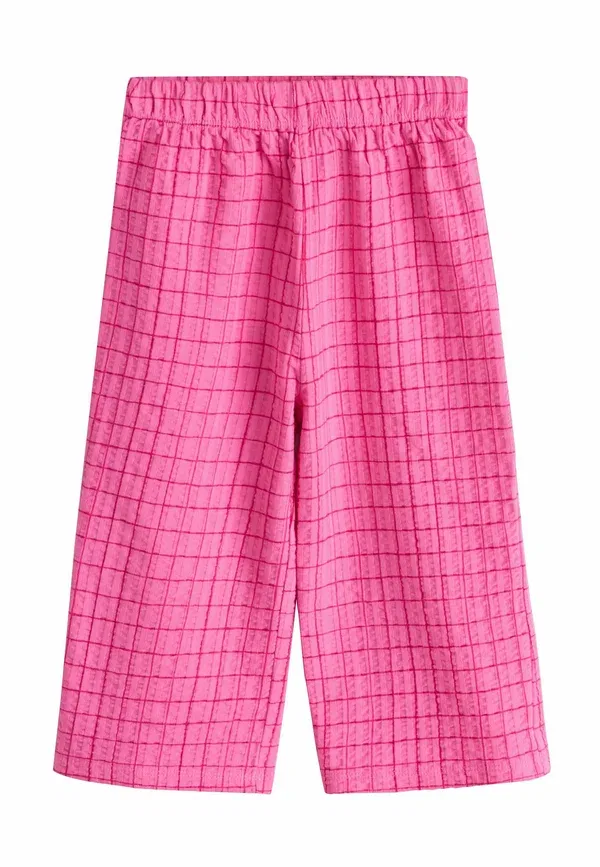 Брюки с эластичным поясом Regular fit Next Pink Check, розовый — фото 4