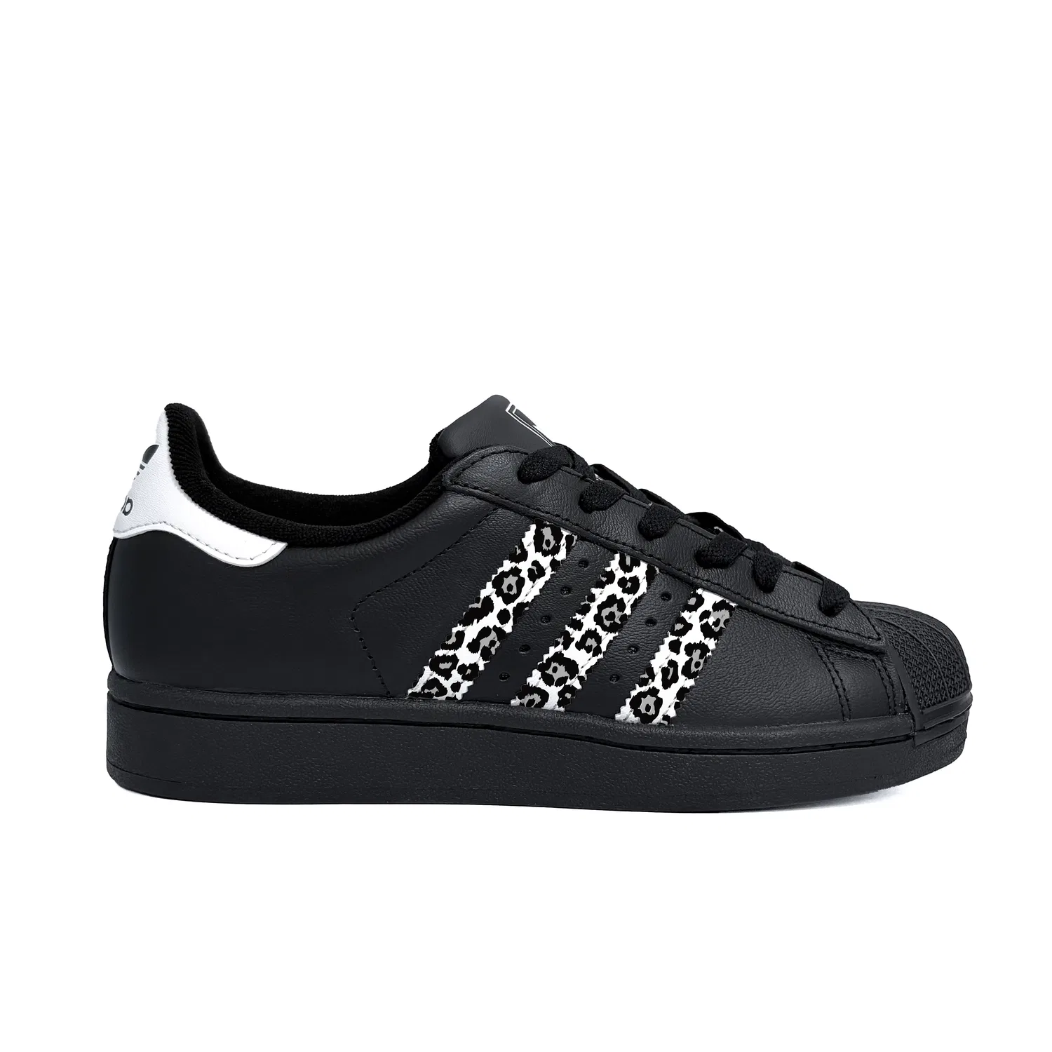 Детские кеды для скейтбординга Superstar 2, Adidas Originals, Black — фото 3