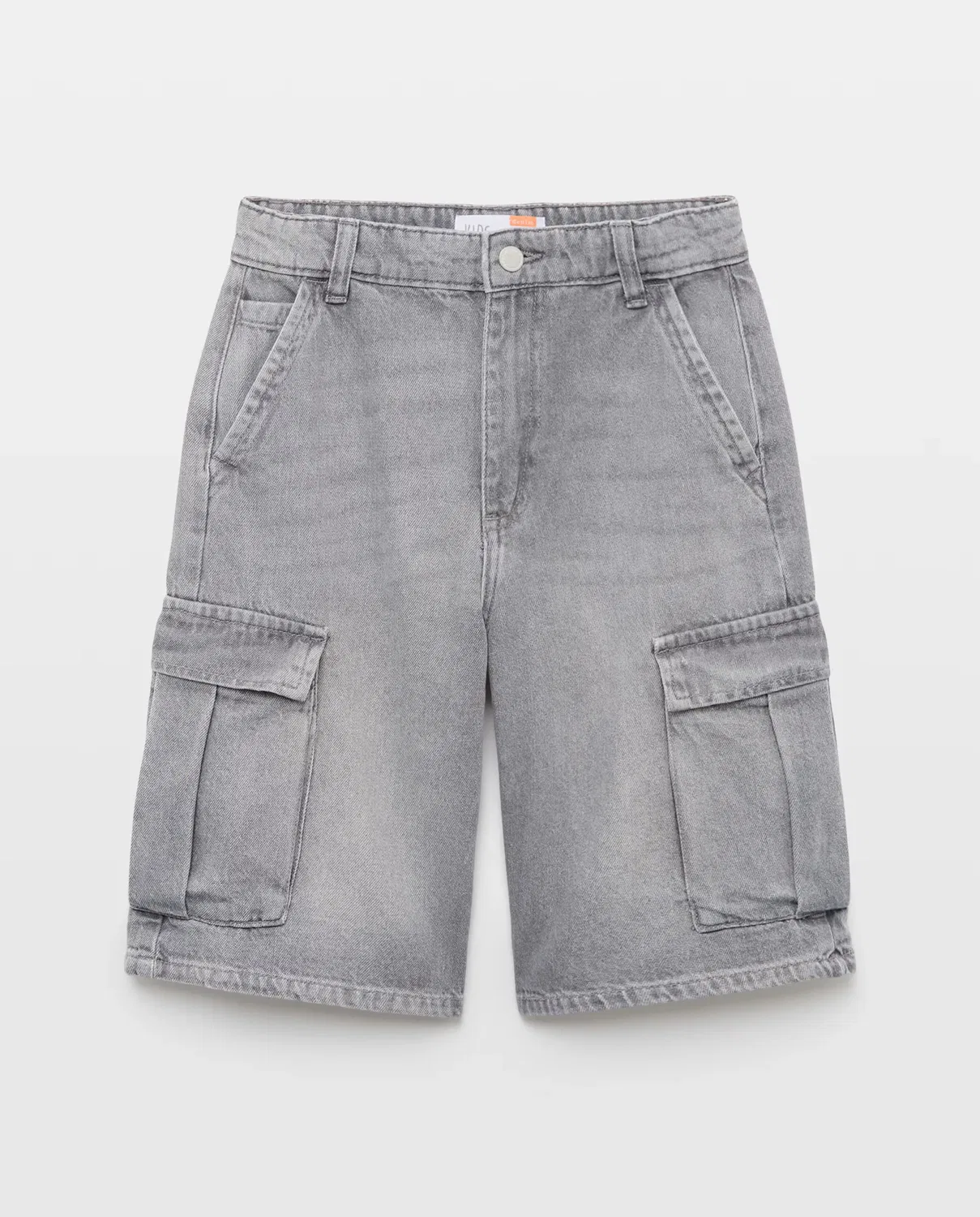 Детские шорты-бермуды джинсовые карго для мальчиков Kids El Corte Inglés, Gris — фото 4