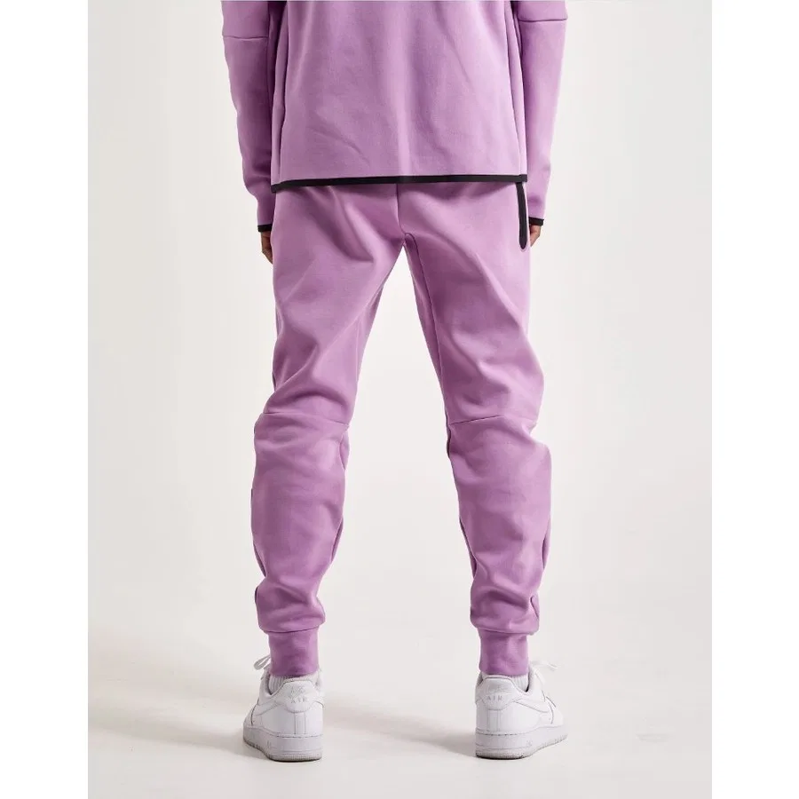 Спортивные брюки Nike Sportswear Tech Fleece Violet Shock/black CU4495-532, Цвет Violet Shock/Black — фото 2